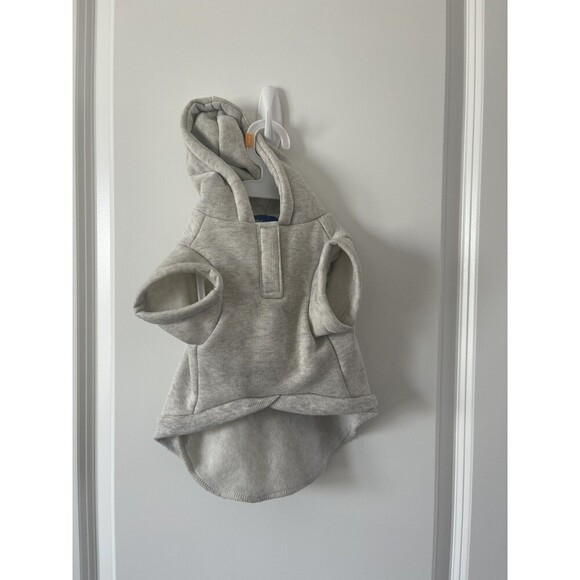 New! The Humane Society Pet Dog Apparel Hoodie Sweatshirt S-I Love my Human gray - Picture 2 of 5